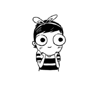 🔮 Desenho animado, Menina, Fofo, Anime, Ilustração telegram sticker