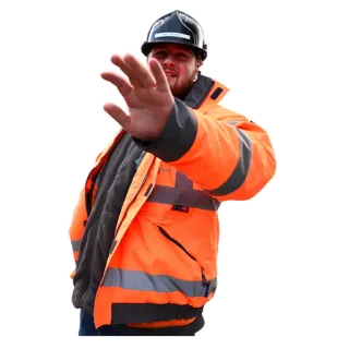 😕 construction, worker, hardhat, orange, high-visibility, safety telegram sticker
