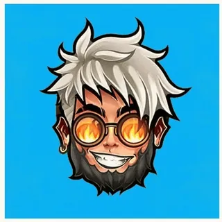 🎈 uomo, faccia, cartone animato, occhiali, ritratto telegram sticker