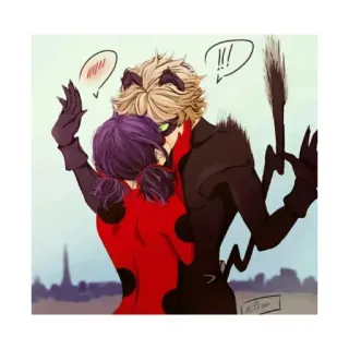 ❤ Chat Noir Miraculous: Tales of Ladybug & Cat Noir Anime, Dibujos animados, Miraculous Ladybug, Chat Noir telegram sticker