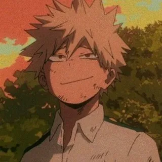 💛 Katsuki Bakugo My Hero Academia Anime, Manga, Anh hùng, Bakugo, Katsuki, Vụ nổ, Nụ cười telegram sticker