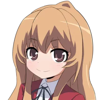 😊 Taiga Aisaka Toradora! Anime, Taiga, Toradora, Personnage, Mignon, Kawaii whatsapp sticker
