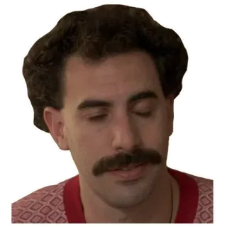 😣 Borat 波拉特, 萨夏·拜伦·科恩, 喜剧, 搞笑, 电影 whatsapp sticker