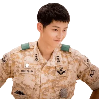 ☺️ Yoo Si Jin YOO SI JIN tentara, militer, seragam, Korea, aktor, pria whatsapp sticker