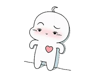 😳 만화, 귀여운, 사랑, 하트, 스티커 telegram sticker