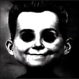 😍 Horror, Straszny, Niepokojący, Upiorny, Przerażający, Czarno-biały, Skala szarości telegram sticker