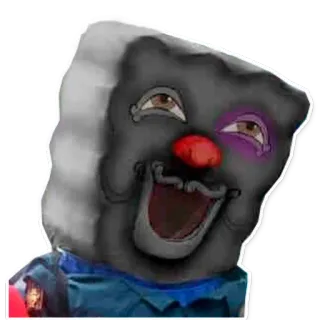 😇 Clown, gruselig, Figur, Maske, gespenstisch, beängstigend whatsapp sticker