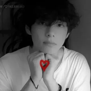🌟 person, heart, love, affection, kpop whatsapp sticker
