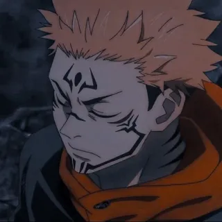 🌟 Ryomen Sukuna Jujutsu Kaisen Anime, Manga, Fluch, Zauberer telegram sticker