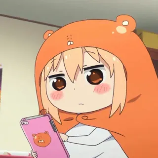 🍕 Umaru Doma Himouto! Umaru-chan anime, umaru, doya, cute, chibi telegram sticker