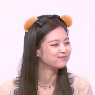 💘 Jennie Kim k-pop, ca sĩ, thần tượng, băng đô, blackpink, người nổi tiếng whatsapp sticker