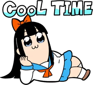 Pop Team Epic :: @line_stickers telegram stickers