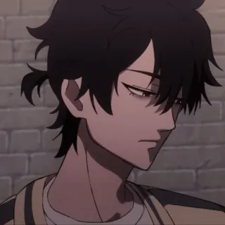 🌊 Anime, Menino, Homem, Personagem, Desenho animado telegram sticker