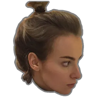 🐗 femme, portrait, autocollant, visage, personne whatsapp sticker
