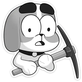 Пёс :: @stickroom telegram stickers