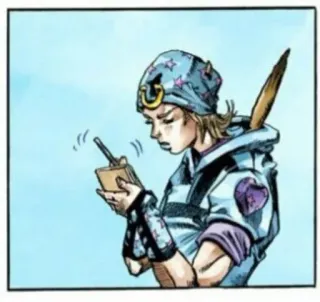 📝 Johnny Joestar JoJo's Bizarre Adventure Anime, Manga, Johnny Joestar, JoJo's Bizarre Adventure, Personnage, Dessin animé whatsapp sticker