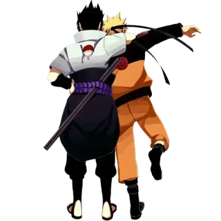 ✅ Sasuke Naruto Naruto, Anime, Sasuke, Przytulanie, Postacie, Przyjaźń telegram sticker
