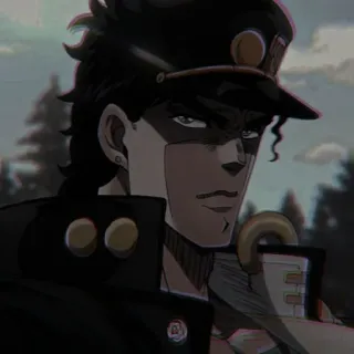 🗡 Jotaro Kujo JoJo's Bizarre Adventure anime, Jotaro, JoJo, Kujo, character telegram sticker