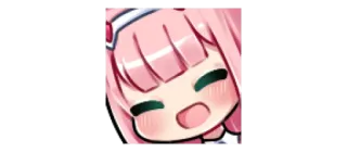 ☺️ Anime, Süß, Rosa, Manga, Mädchen telegram sticker