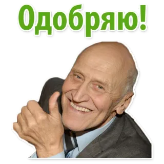 👍 Одобряю! อนุมัติ, รัสเซีย, ยกนิ้วโป้ง, คน, ยิ้ม whatsapp sticker