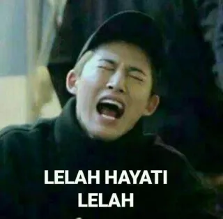 ✨ LELAH HAYATI
LELAH Мем, Уставший, Выражение лица, Человек, Индонезийский telegram sticker