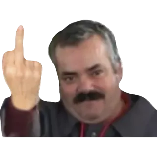 😂 middle finger, offensive, gesture, man telegram sticker