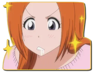 😍 Orihime Inoue Bleach anime, character, girl, manga, bleach telegram sticker