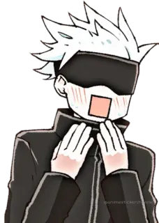 GOJO SATORU @animestickerchannel telegram stickers