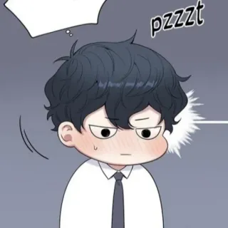 🦢 pzzzt anime, cartoon, character, chibi, cute telegram sticker