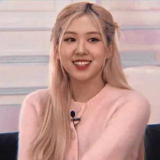 🍐 Rosé Rosé, cantante, K-pop, Blackpink, celebridad, mujer, retrato, pelo rubio telegram sticker