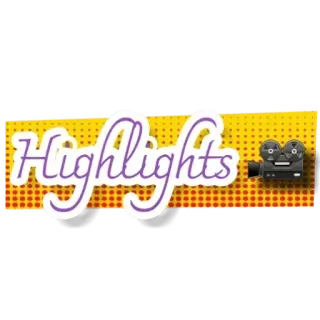 🎥 Highlights highlights, cinema, film, movie, camera whatsapp sticker