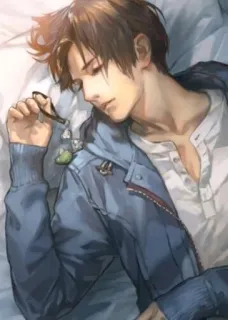 💤 アニメ, 睡眠, 男, 男性, 眠い, リラックス, 夢 telegram sticker