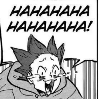 🏐 HAHAHAHAHAHAHAHAHAHA! Anime, Manga, Cười, Haha telegram sticker