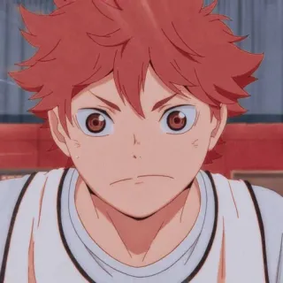 💫 Hinata Shoyo Haikyuu!! Anime, Manga, Volleyball, Hinata, Haikyuu, Sport, Charakter telegram sticker
