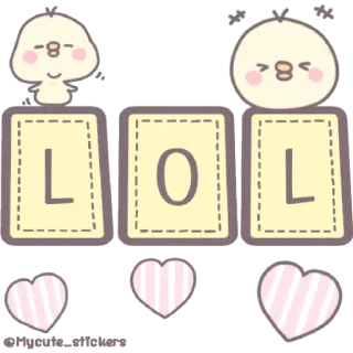 @Mycute_stickers pollitos por doquier whatsapp stickers