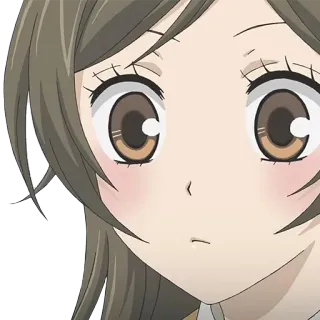 😶 Nanami Momozono Kamisama Kiss anime, gadis, imut, berambut cokelat, mata besar telegram sticker