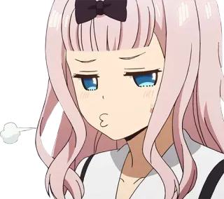 😙 Chika Fujiwara Kaguya-sama: Love Is War アニメ, 漫画, キャラクター, チカ, かぐや様, かぐや様は告らせたい whatsapp sticker