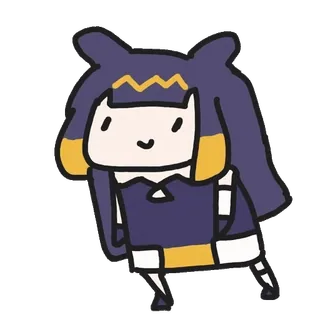 🐙 Ina'nis Ninomae anime, vtuber, character, cute, fanart telegram sticker