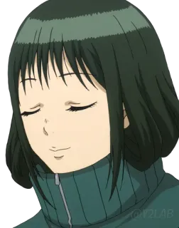 😌 Anime, Mädchen, Frau, Cartoon whatsapp sticker