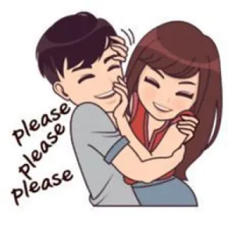 😉 please
please
Please คู่รัก, กอด, การ์ตูน, ความรัก, ความรักใคร่ telegram sticker