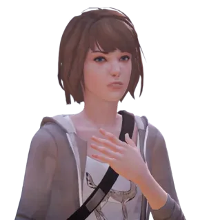 😦 Max Caulfield Life is Strange video game, karakter, perempuan, max caulfield, life is strange whatsapp sticker