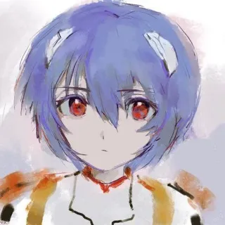 🌊 Rei Ayanami Neon Genesis Evangelion อนิเมะ, ตัวละคร, ภาพเหมือน, มังงะ, เรย์ อายานามิ, อีวานเกเลียน, ผู้หญิง telegram sticker