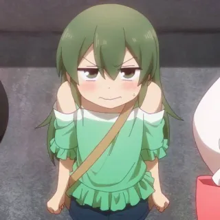 😖 anime, gadis, karakter, kartun whatsapp sticker