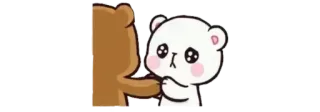 🥺 orsi, carino, amore, coppia, abbraccio whatsapp sticker
