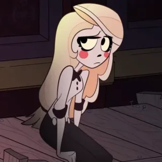 🟡 Charlie Hazbin Hotel анимированные, мультфильм, Чарли, Hazbin Hotel telegram sticker