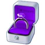 π ring, diamant, sieraden, verloving, bruiloft, liefde, paars, cadeau whatsapp sticker