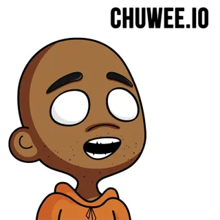 🔗 CHUWEEl.IO kartun, karakter, situs web, avatar telegram sticker