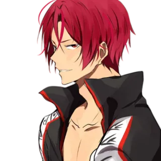 😁 Rin Matsuoka Free! Anime, cabelo ruivo, Mangá, Free!, Rin Matsuoka whatsapp sticker
