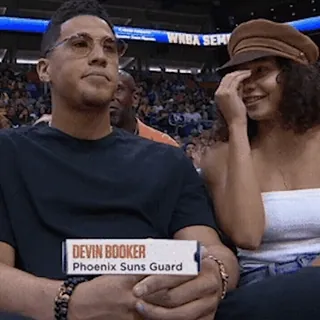 😶 Devin Booker Devin Booker Phoenix Suns Guard Basket, NBA, Phoenix Suns, Guardia, Sport telegram sticker