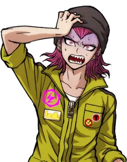 😨 Kazuichi Souda Danganronpa Anime, Manga, Kazuichi Souda, Danganronpa, Choqué telegram sticker